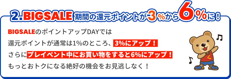 2.抽選で50名様に1，000ポイントプレゼント！